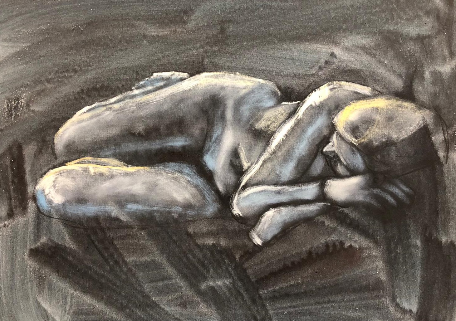 Cristina Meotto, A te, 2022, Olio su tela, 50×70 cm