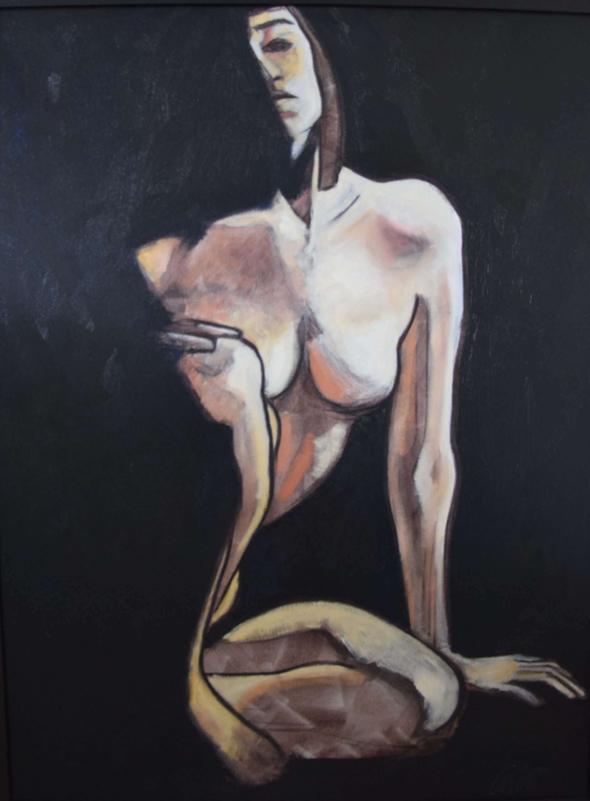 Gymnopedies I Cristina Meotto, Oil on Canvas, 31.5×23.62